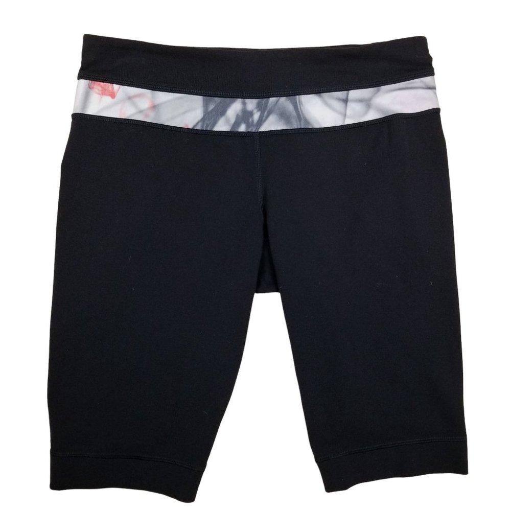 Lululemon Reversible Biker Groove Shorts Unicorn Tears Sz 6
